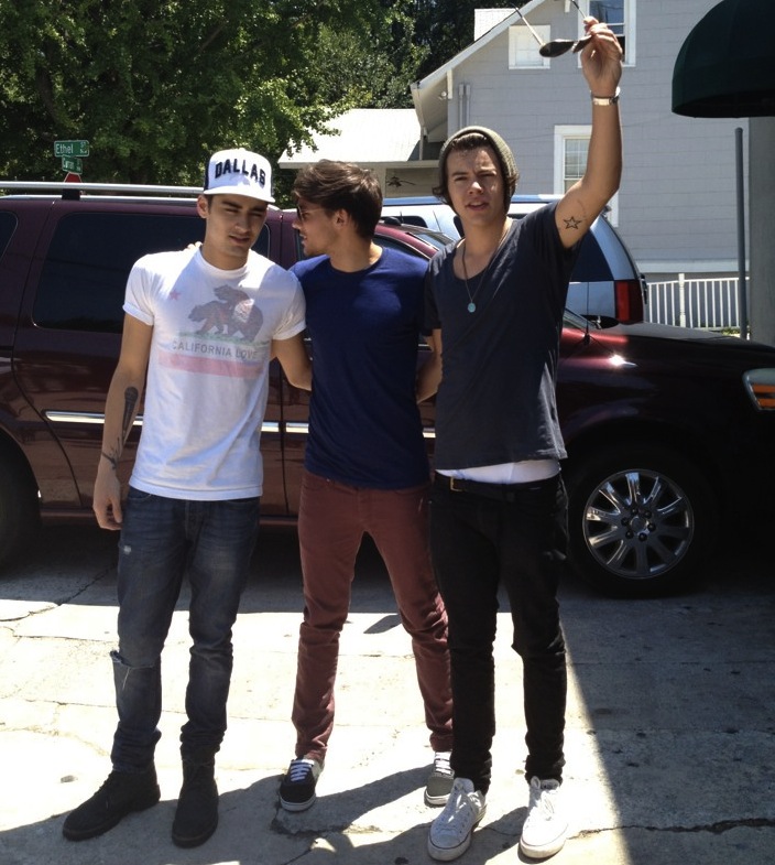 Zayn, Louis, Harry